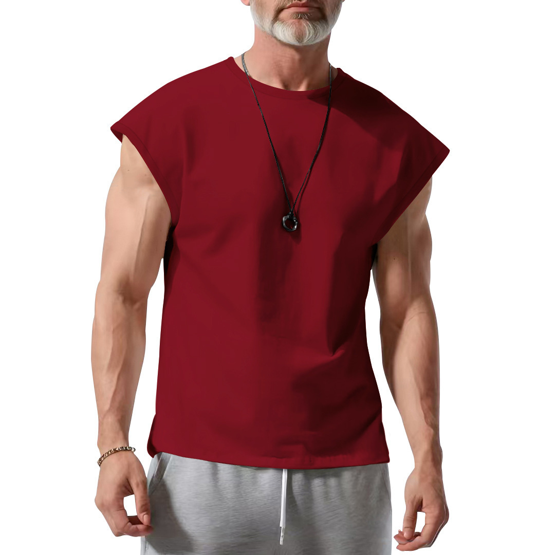 New Men's Summer Sleeveless Ri - Tank Top Ribbed ulasan dan harga